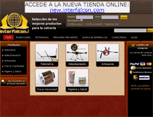 Tablet Screenshot of interfalcon.com